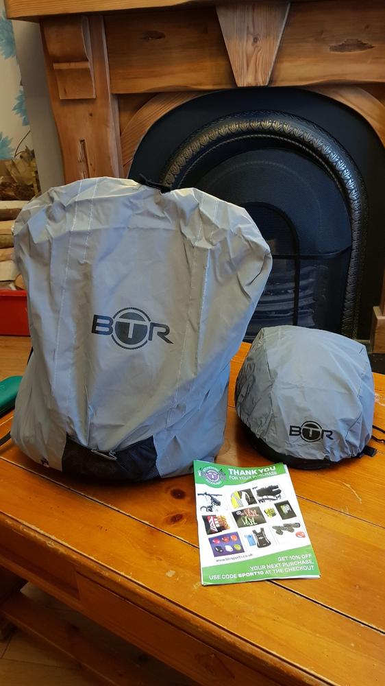 BTR High Visibility Reflective Waterproof Backpack Rucksack Rain Cover - Customer Photo From Duana T.