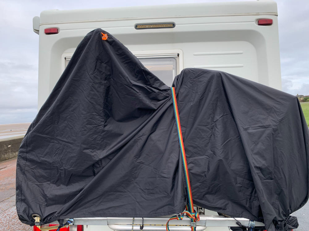 BTR Extra Large Heavy Duty Waterproof Bicycle Cover For 1 or 2 Bikes - Customer Photo From Malcolm Phillips