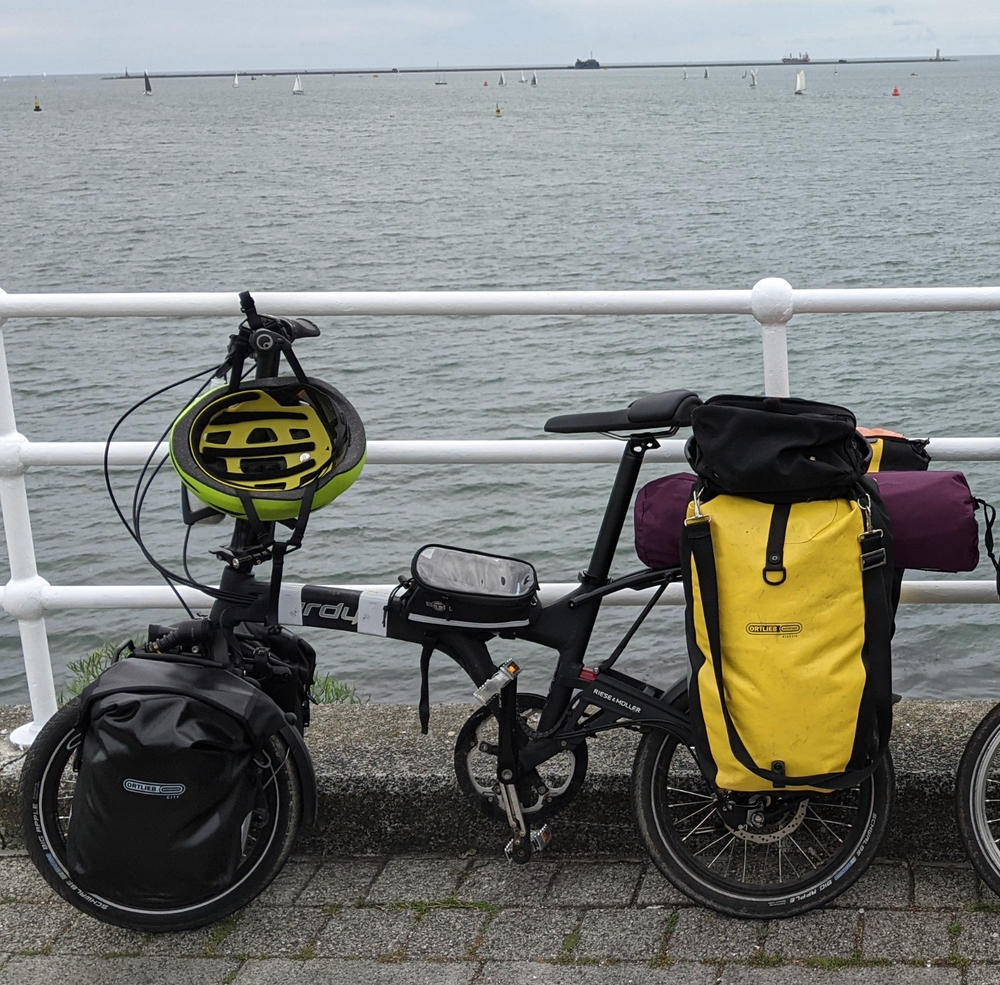 BTR Deluxe Bike Bag Phone Holder, Phone Mount & Waterproof Rain Cover GEN 5 - Customer Photo From Mark Smith