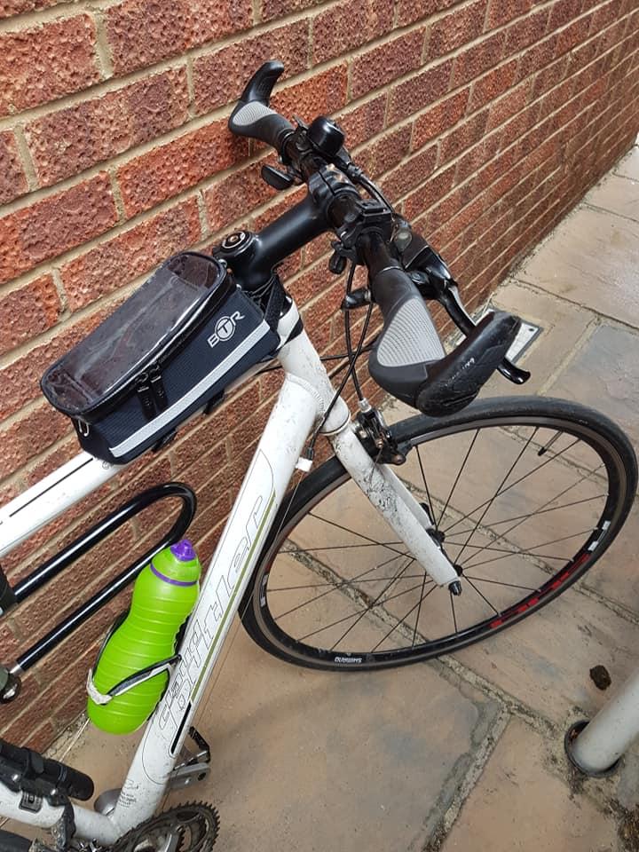 BTR Deluxe Bike Bag Phone Holder, Phone Mount & Waterproof Rain Cover GEN 5 - Customer Photo From Nathan T.