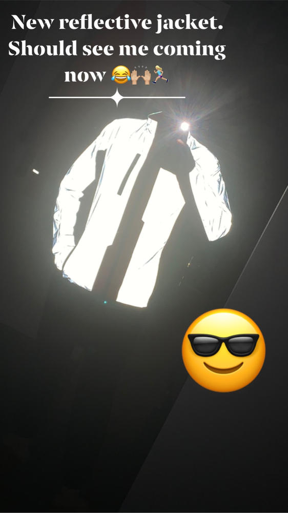 BTR High Visibility Reflective Cycling & Running Jacket. High Vis - Customer Photo From Joanne Lewis 