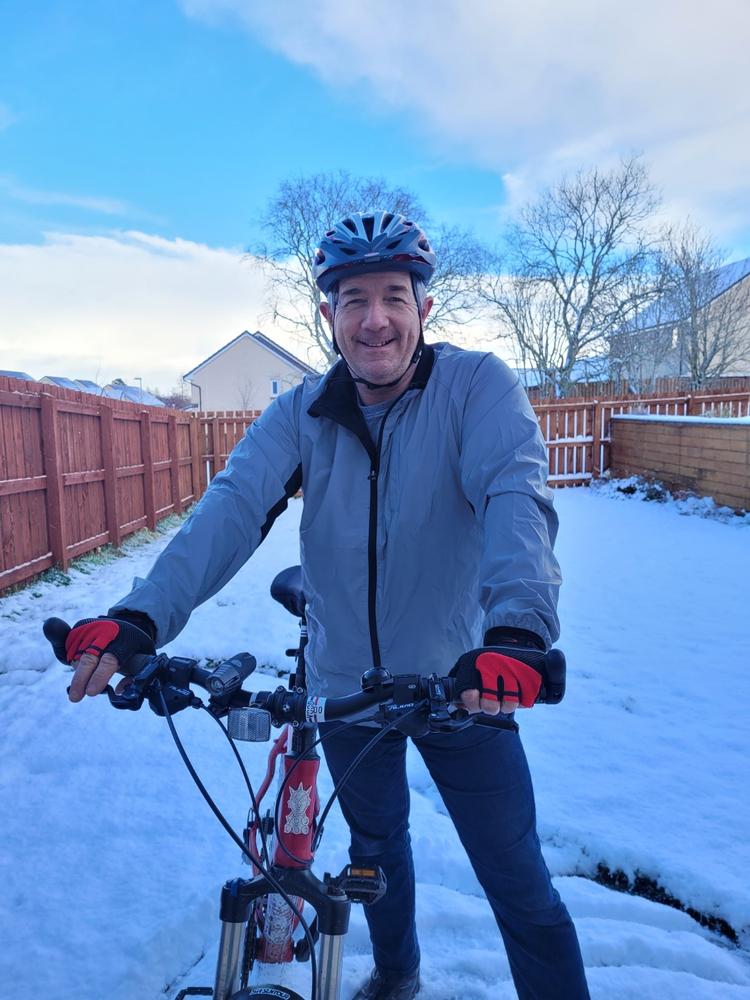 BTR Reflective Cycling High Visibility Jacket  **SECONDS** - Customer Photo From Mark S.