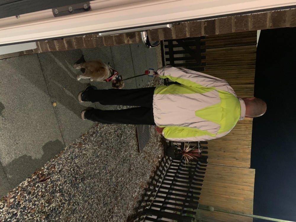 BTR Reflective High Vis Cycling Jacket Men & Women *SECONDS* - Customer Photo From Mark Cunningham