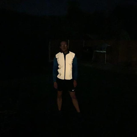 BTR high visibility reflective running and cycling gilet