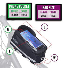 BTR Gen 6 bike frame bag for mobile phone