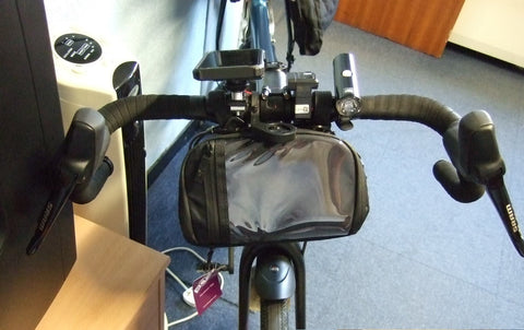 BTR handlebar bag shown on a Gravel Bike
