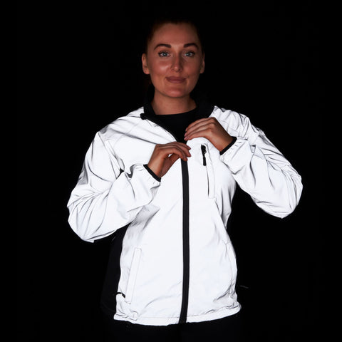 BTR Be Totally Reflective HighVis Jacket Womens Cut